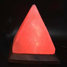 Pyramid-Shaped Salt Lamp - The Light of Inspiration